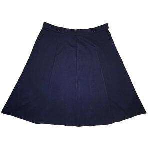 Christopher Banks Navy Blue Long Modest Skirt Women’s SZ PXL NEW WITH TAGS